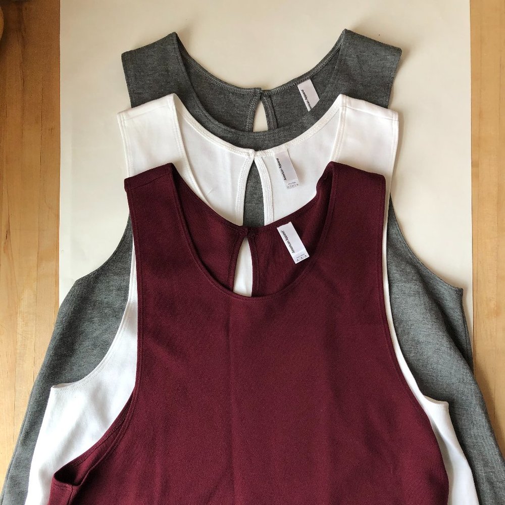 American Apparel a-line ponte t-shirt dress bundle